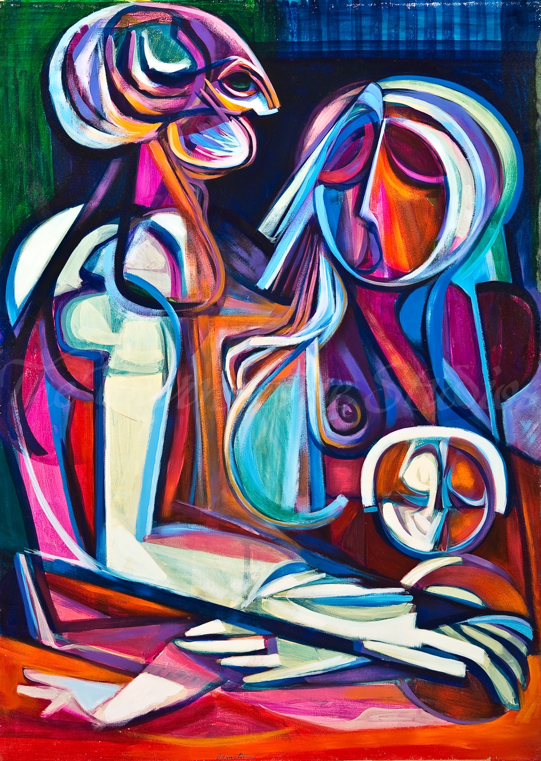 Parents & Child (16" x 20" Print)